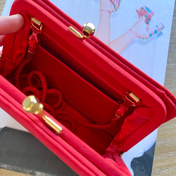 Vintage red purse - Picture 3 of 7